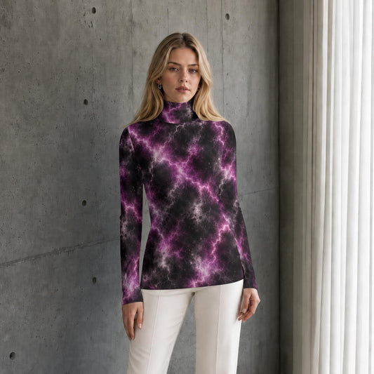 Women’s High-Neck Long-Sleeve Top - view 1