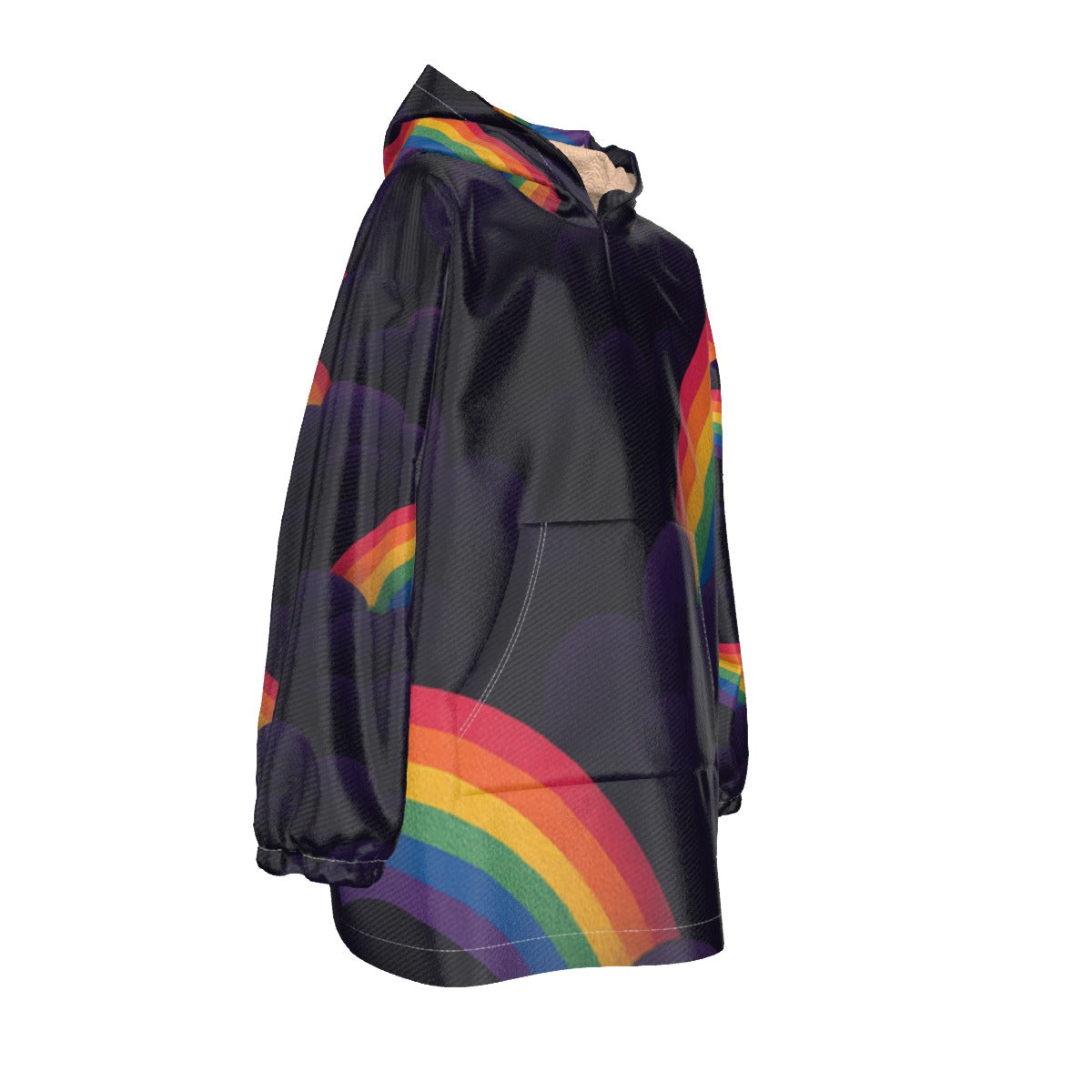 Unisex Kid's Sherpa Fleece Hoodie Blanket