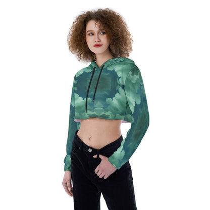 Women's Crop Top Hoodie