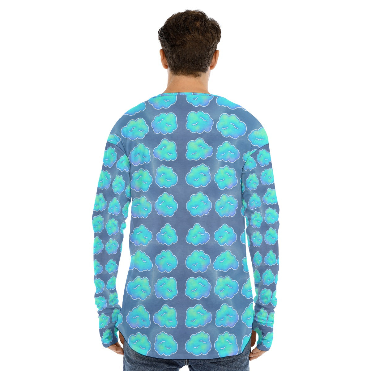 Men's Fingerless Long Sleeve T-shirt