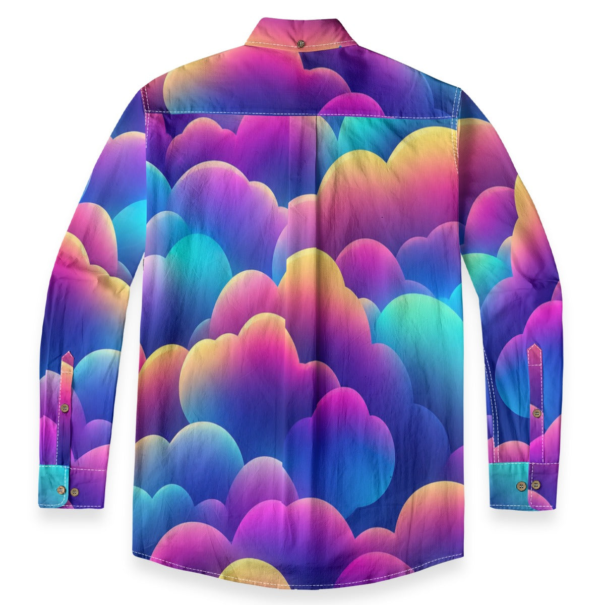 Men's Casual Lapel Long Sleeve Shirt|125GSM Cotton