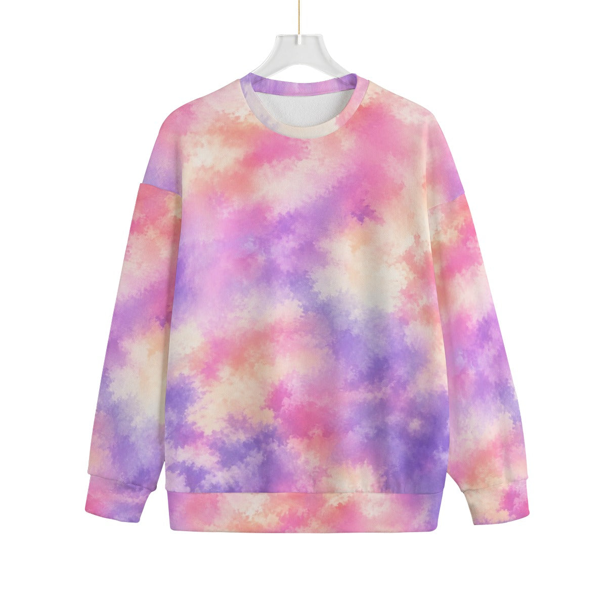 Unisex Drop-shoulder Knitted Fleece Sweater - view 1