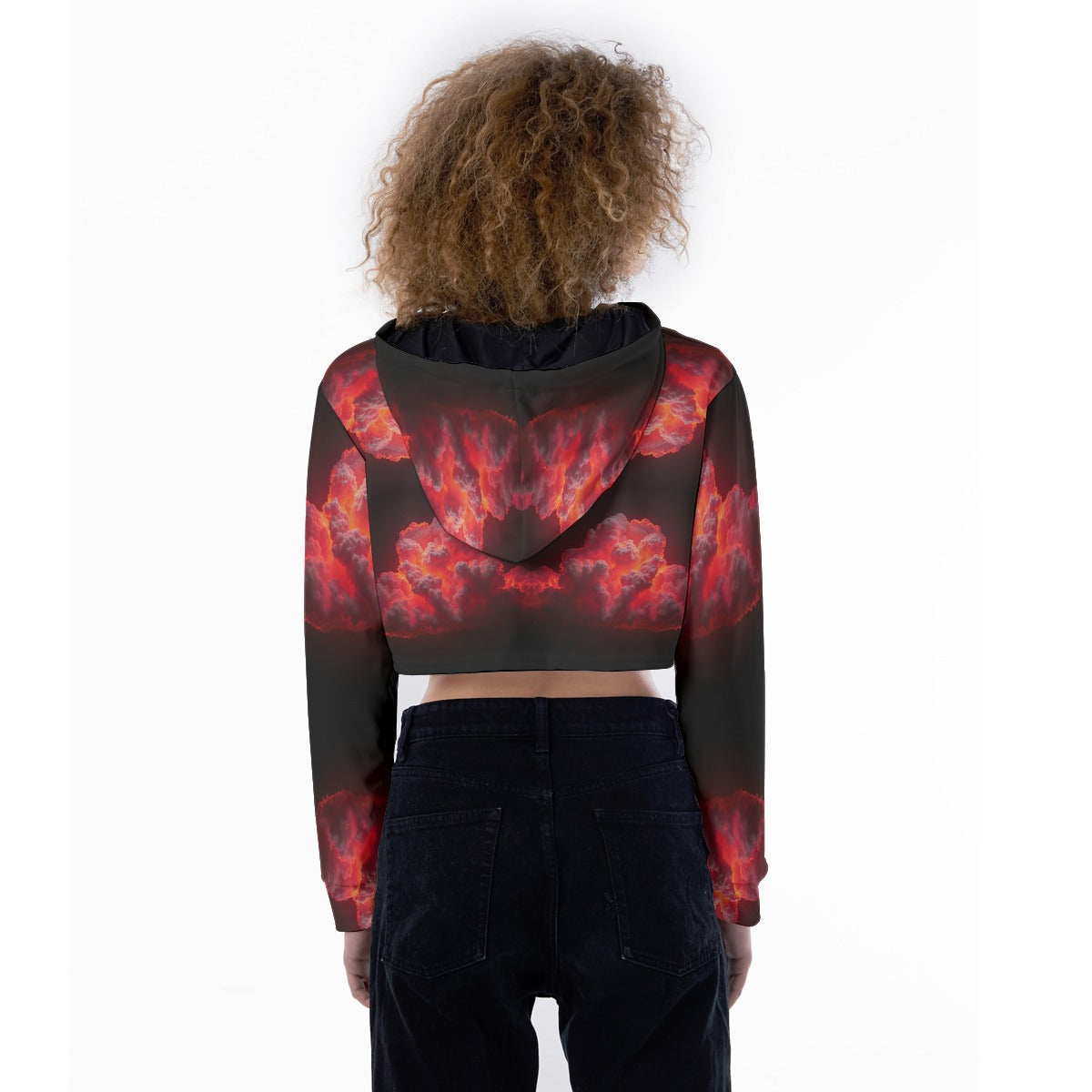 Women's Crop Top Hoodie