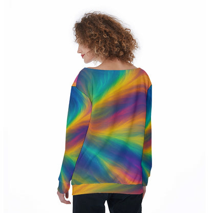 Women's Off-Shoulder Sweatshirt