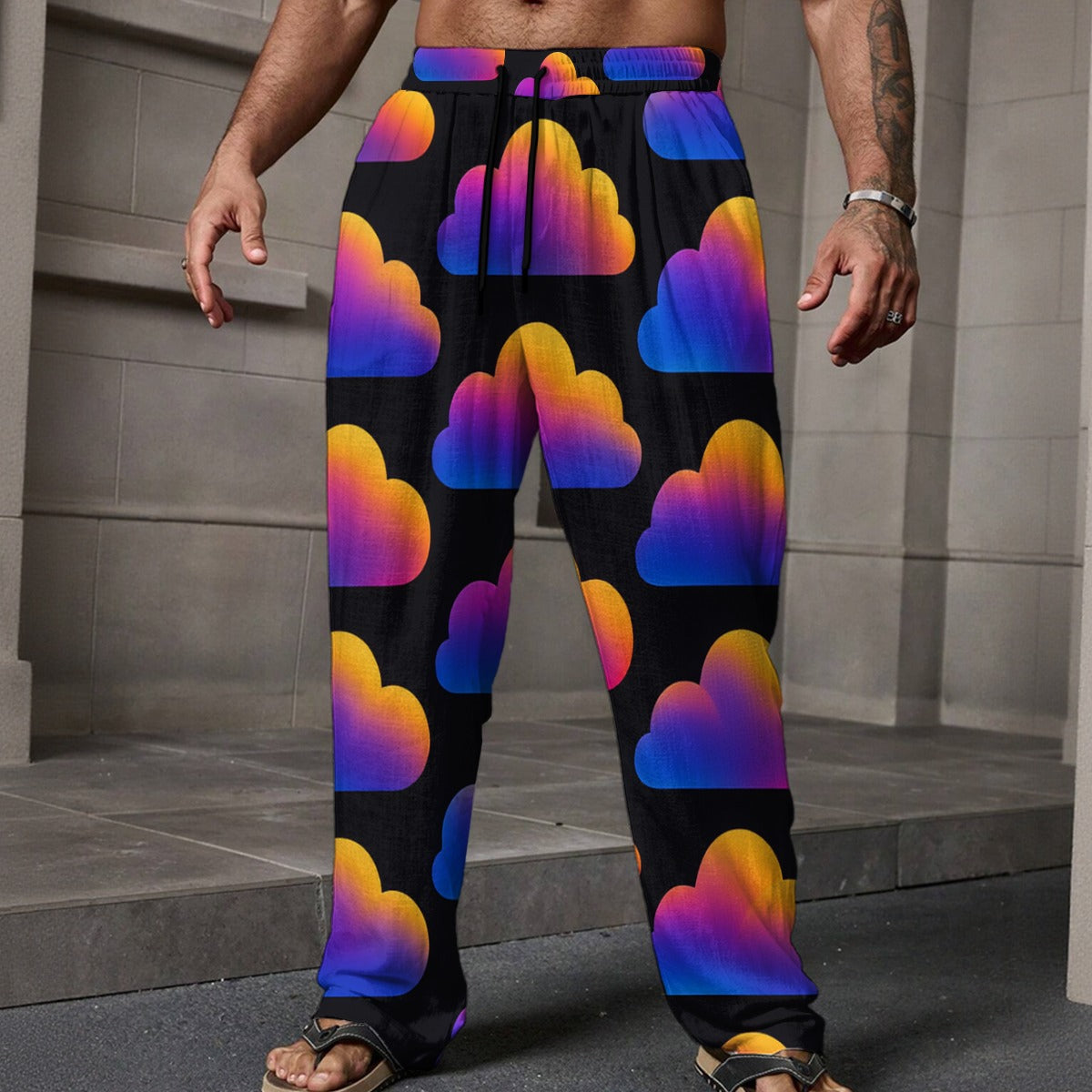 Men's Loose Casual Pants With Pocket