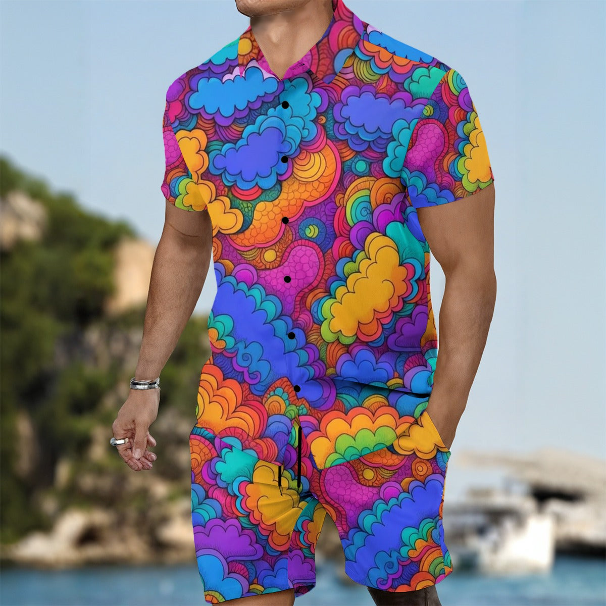 Men's Summer Shirt Set