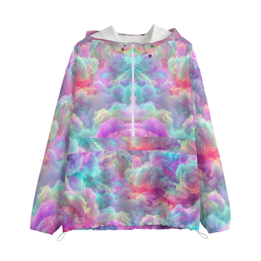 Unisex Pullover Jacket With Zipper Closure