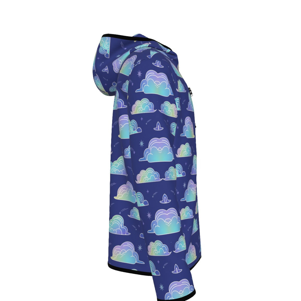 Men's Stylish Hoodie with Thumb Hole Design - view 3