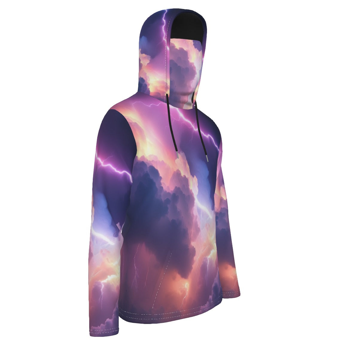 Men's Pullover Hoodie With Mask - view 4