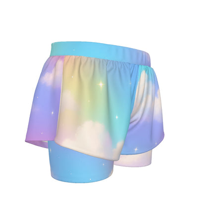 Unisex Sports Lined Shorts