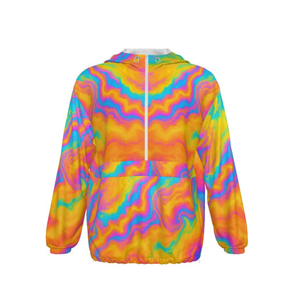 Unisex Pullover Jacket With Zipper Closure