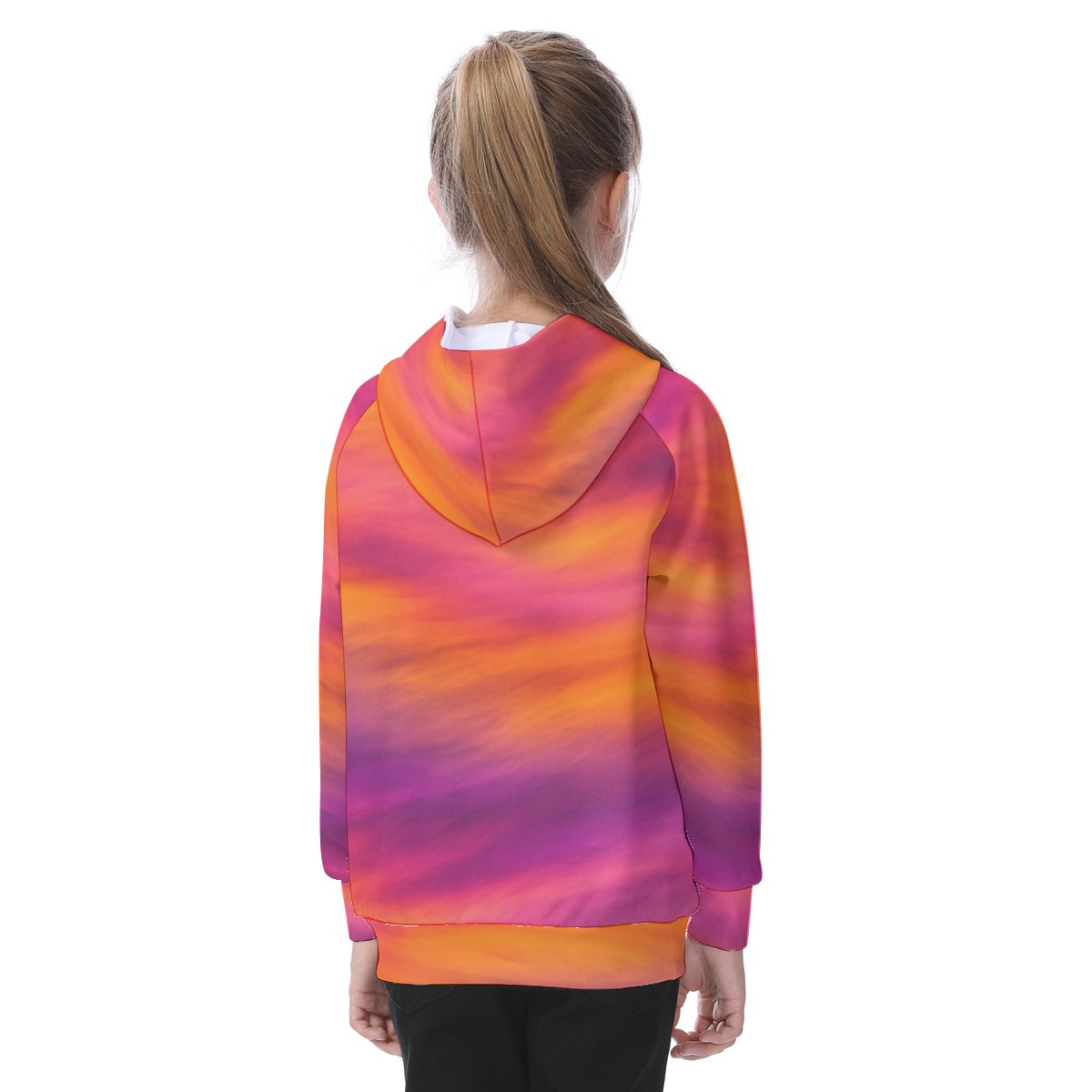 Unisex Kid's Raglan Pullover Hoodie