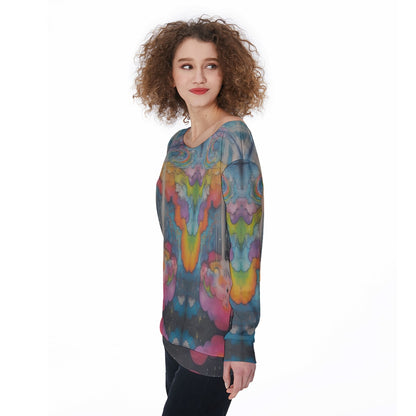 Women's Off-Shoulder Sweatshirt