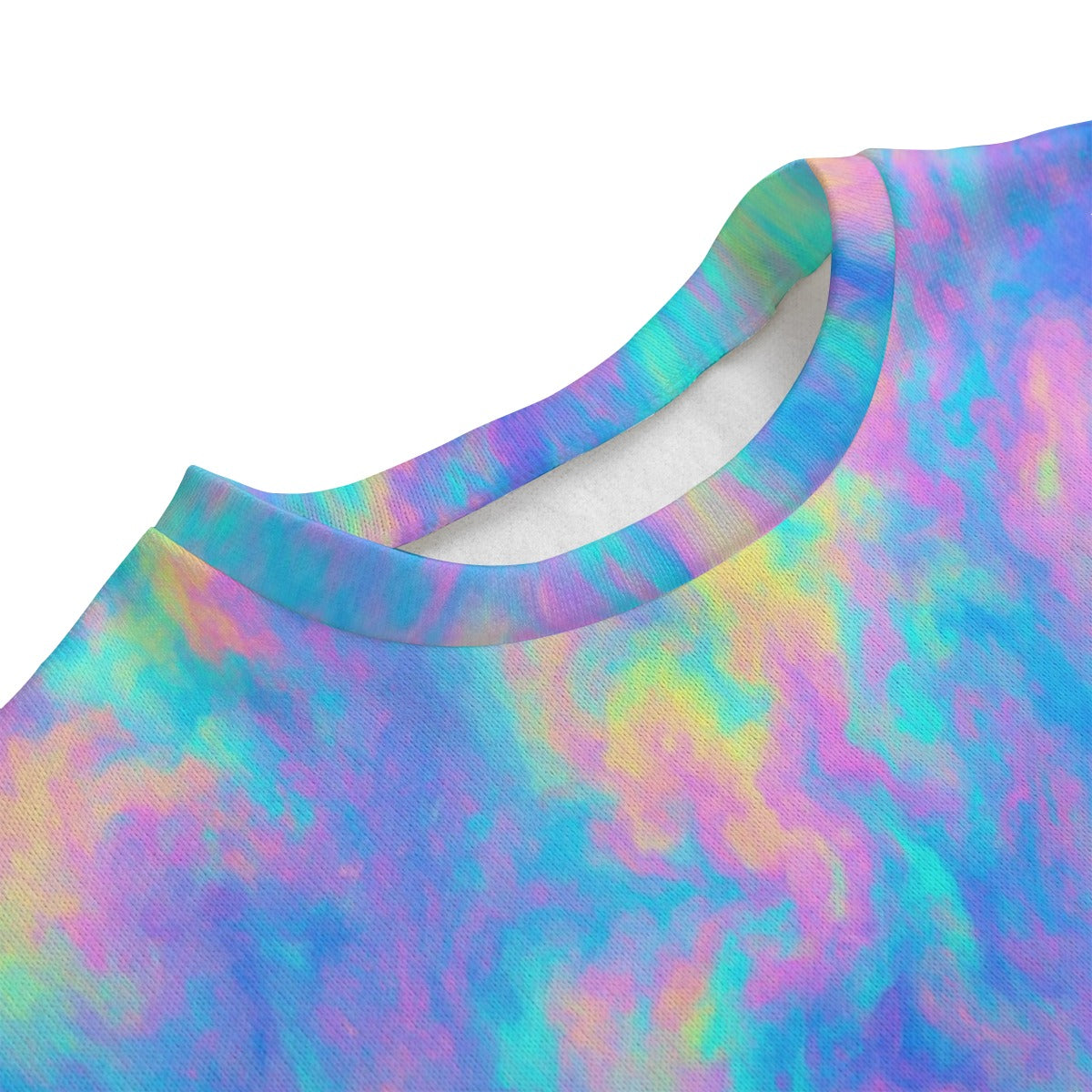 Unisex Drop-shoulder Knitted Fleece Sweater - view 3