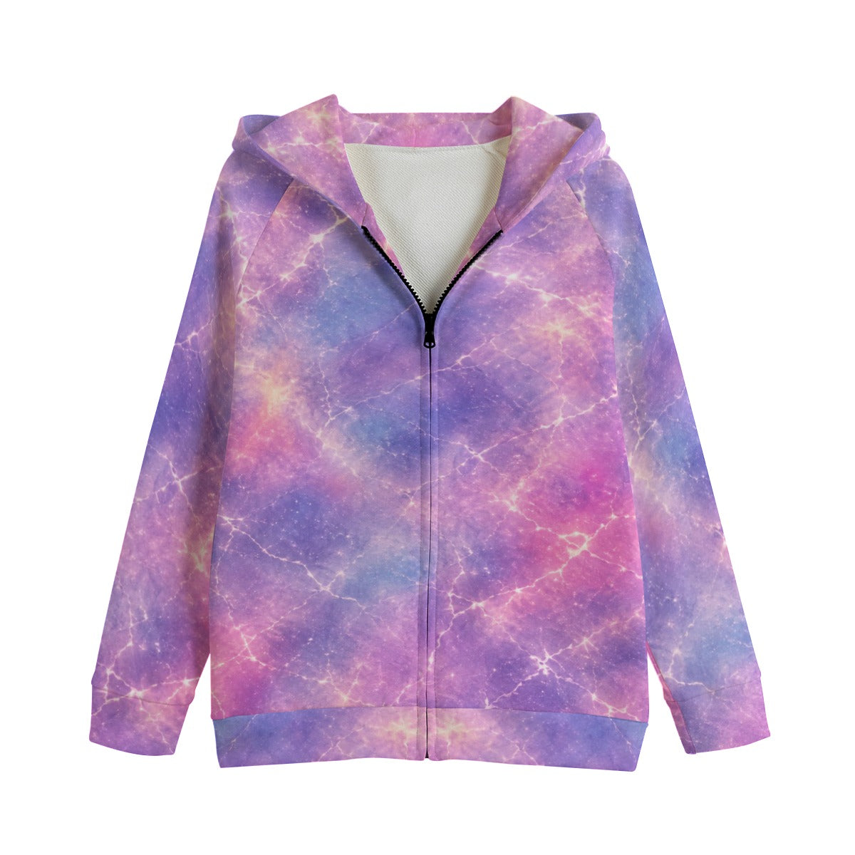 Children’s Zip-Up Raglan-Sleeve Hoodie | 310 GSM Cotton - view 1