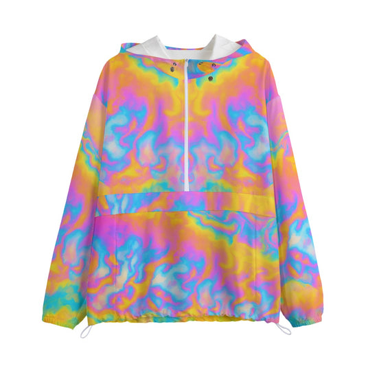 Unisex Pullover Jacket With Zipper Closure