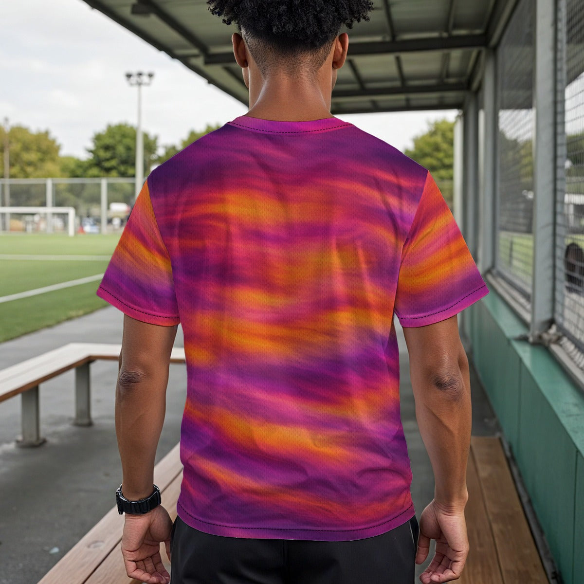 Unisex Drop Shoulder Crew Neck T-Shirt