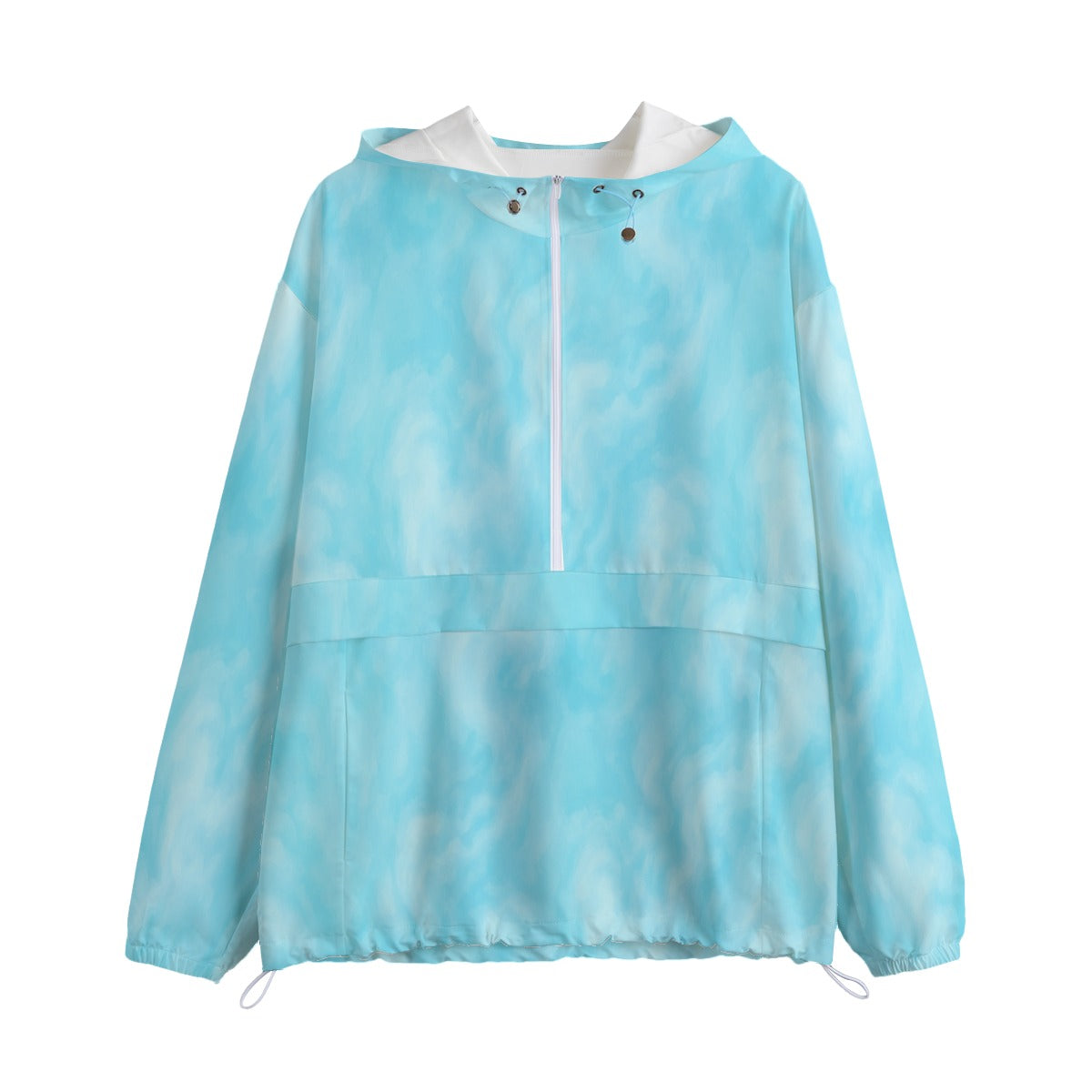 Unisex Pullover Jacket With Zipper Closure