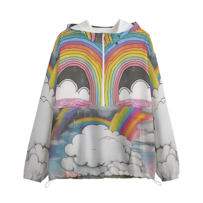 Unisex Pullover Jacket With Zipper Closure