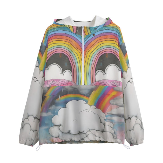 Unisex Pullover Jacket With Zipper Closure