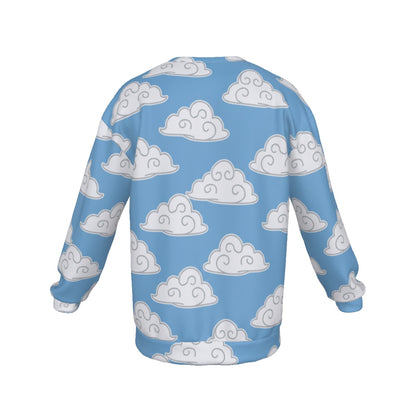 Men's Drop Shoulder Round Neck Long-Sleeved Sweatshirt