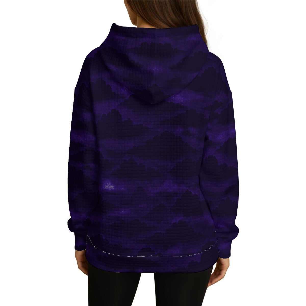 Women's Thick Waffle Knit Hoodie
