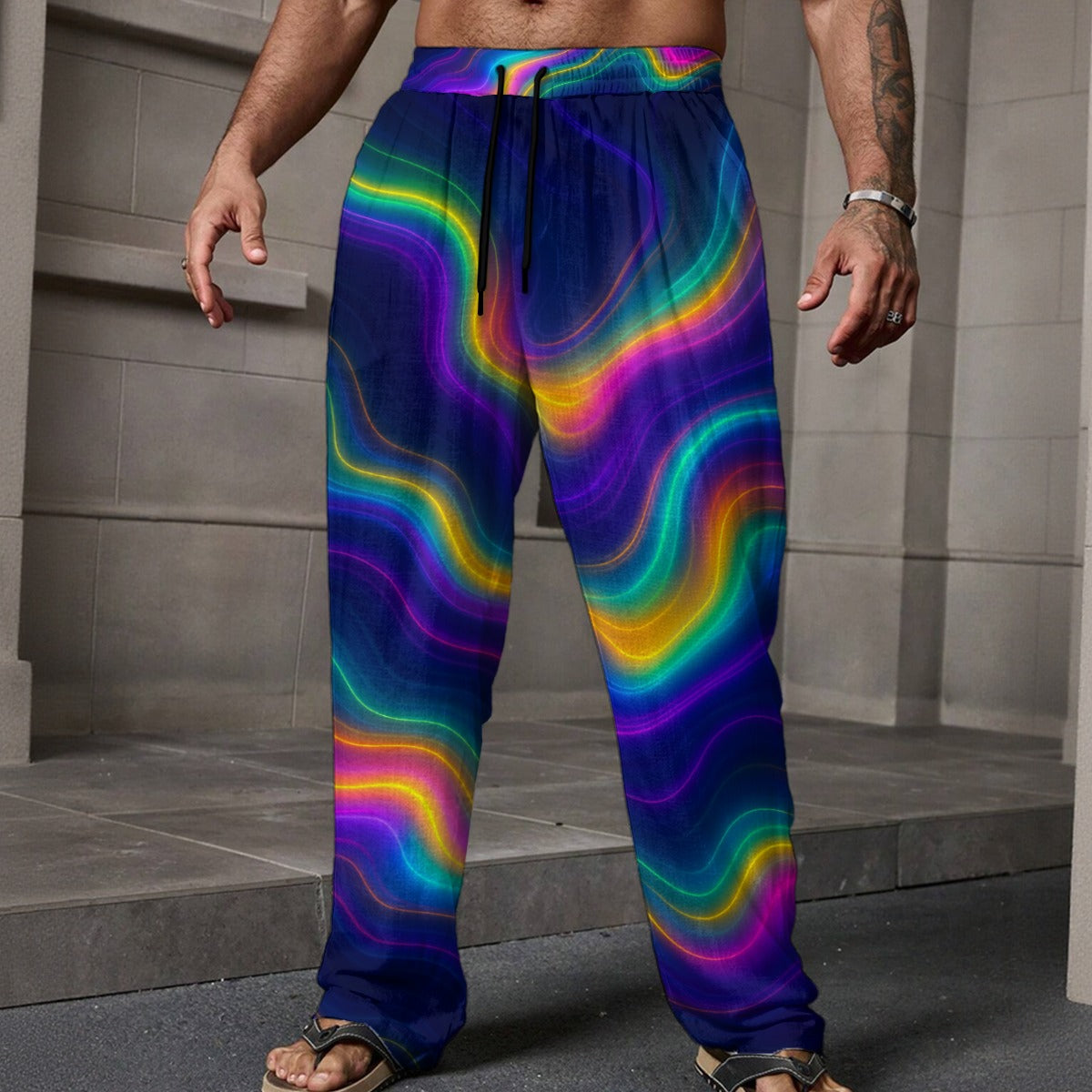 Men's Loose Casual Pants With Pocket