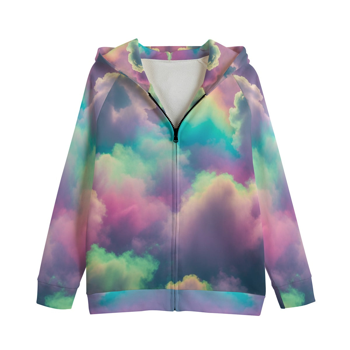 Kid's Zip Up Raglan Sleeve Hoodie | 310GSM Cotton
