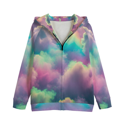 Kid's Zip Up Raglan Sleeve Hoodie | 310GSM Cotton