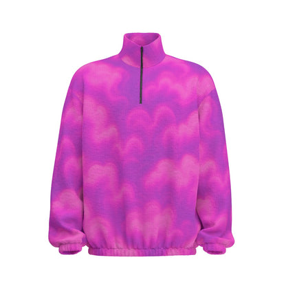 Unisex Turtleneck Zippered Sweatshirt