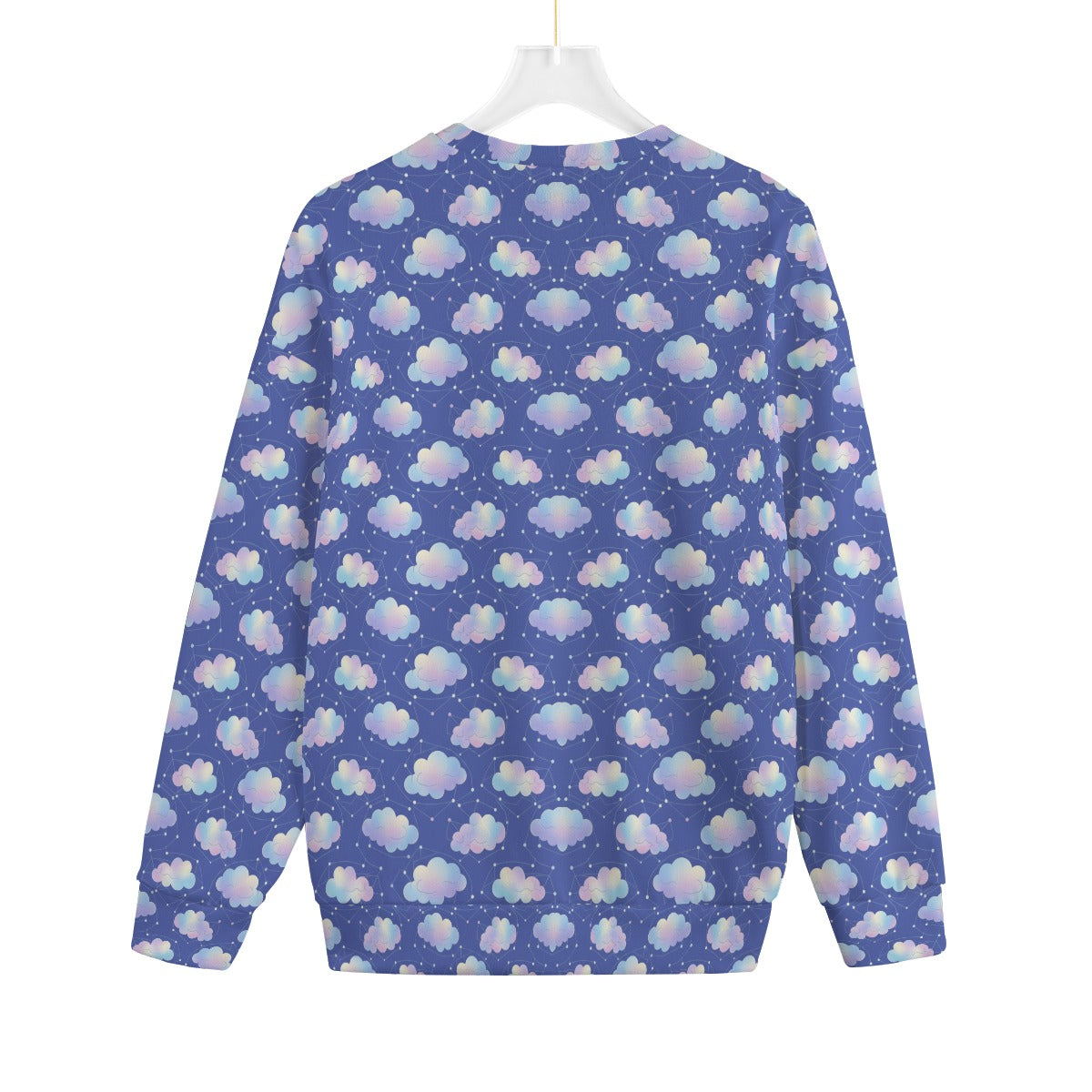 Unisex Drop-shoulder Knitted Fleece Sweater - view 2