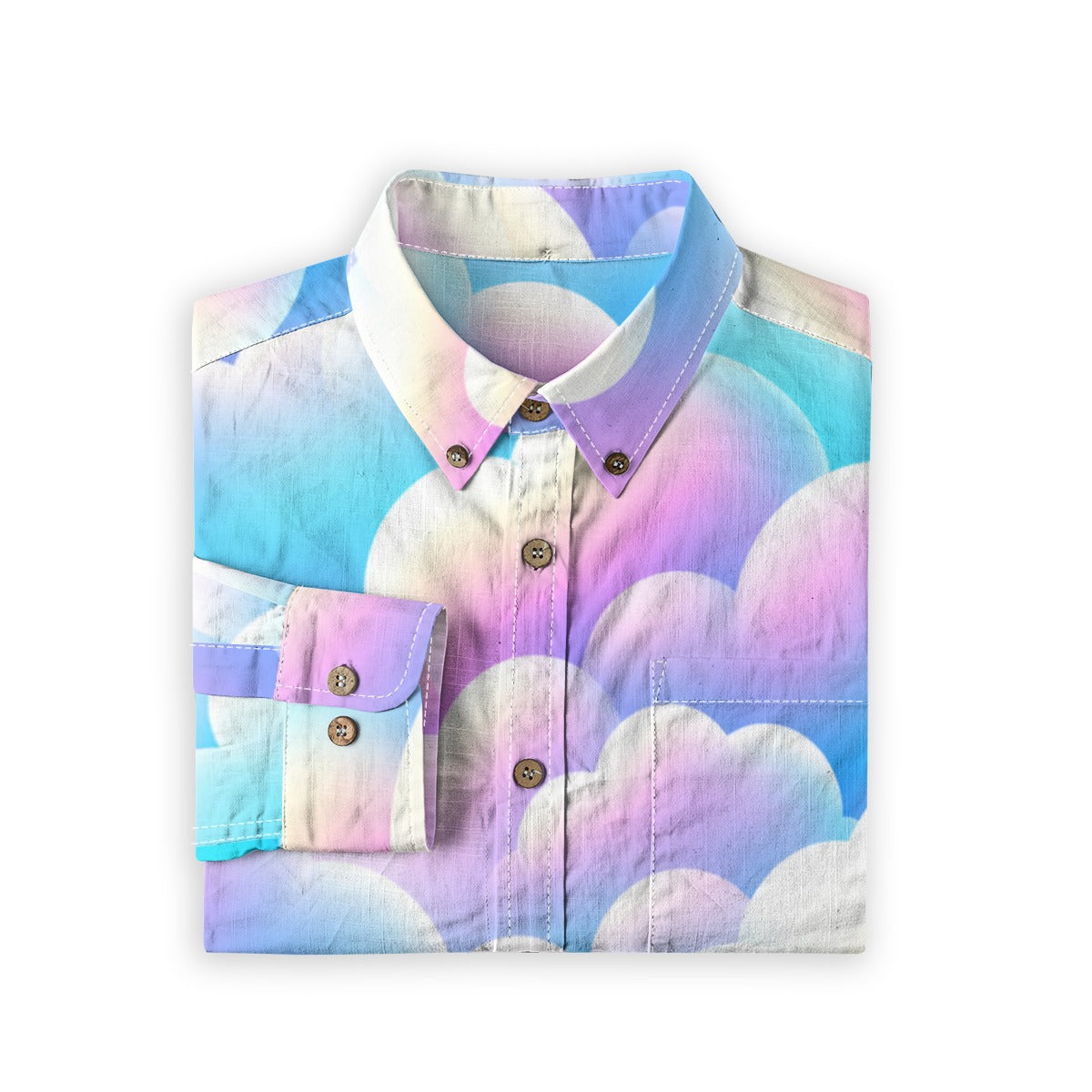Men's Casual Lapel Long Sleeve Shirt|125GSM Cotton