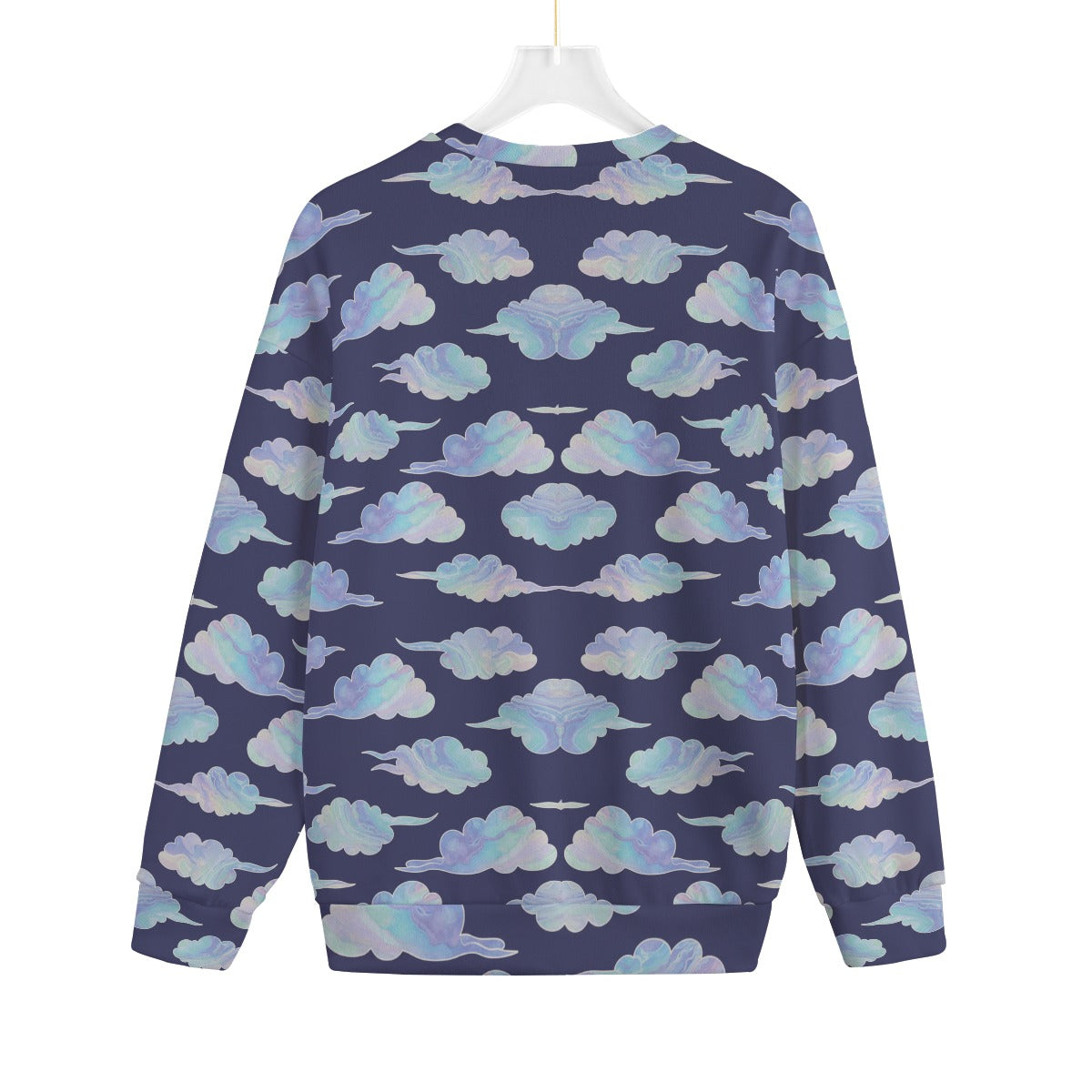 Unisex Drop-shoulder Knitted Fleece Sweater - view 2