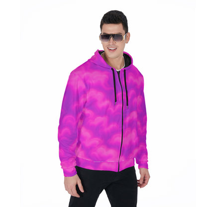 Unisex Zip Up Hoodie With Pocket