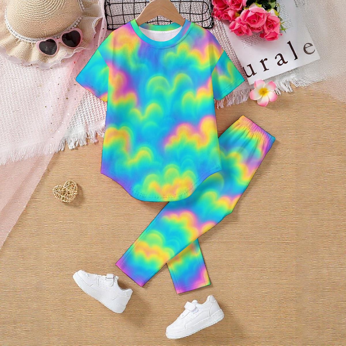 Unisex Kids' Casual Top and Pants Set