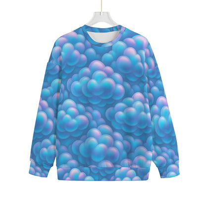 Unisex Drop-shoulder Knitted Fleece Sweater - view 1