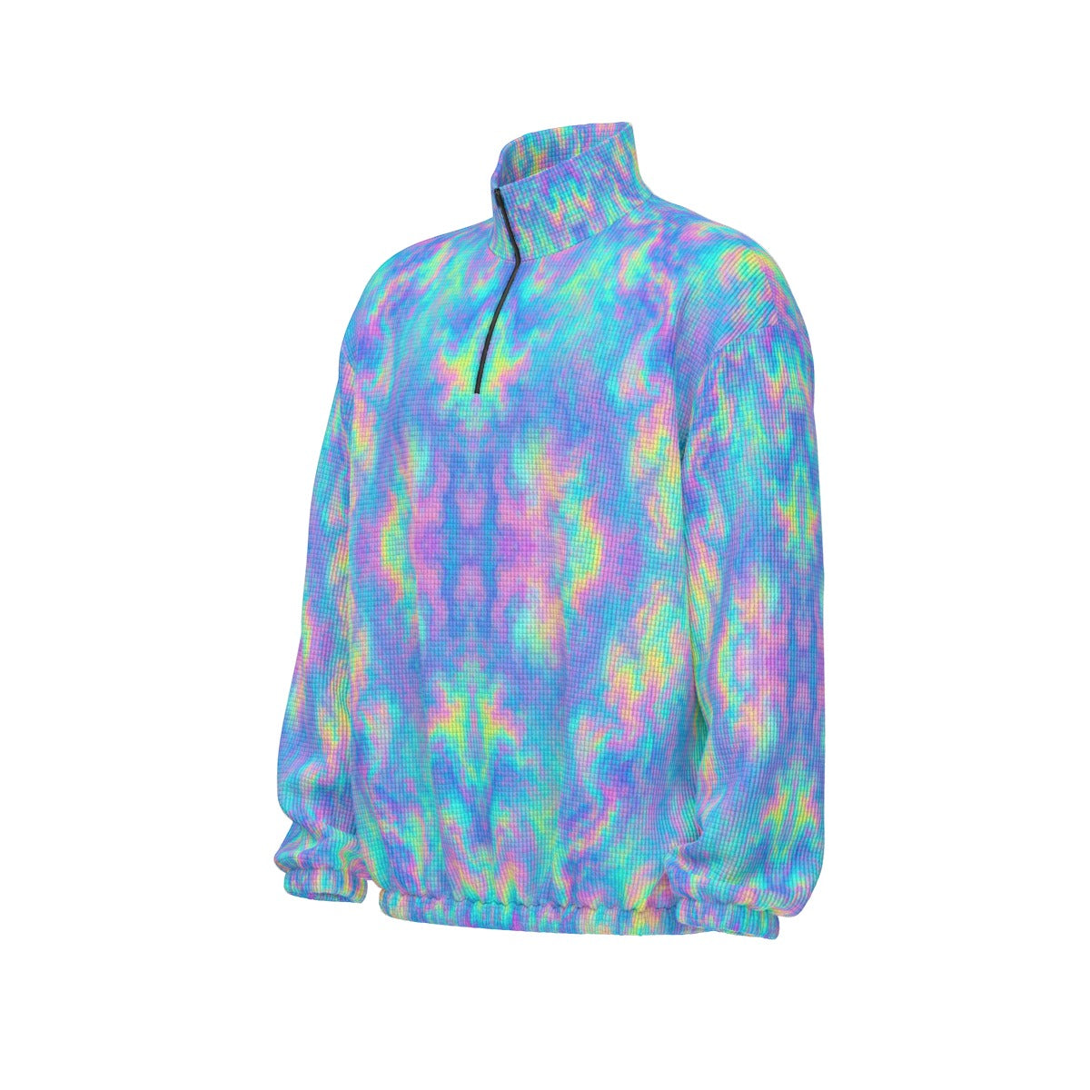 Unisex Turtleneck Zippered Sweatshirt