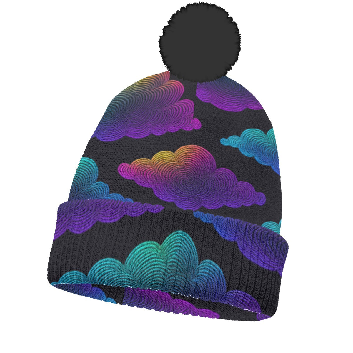 Unisex Knitted Hat With Pom-Pom