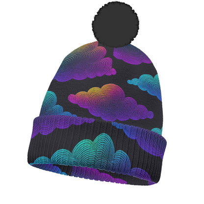 Unisex Knitted Hat With Pom-Pom