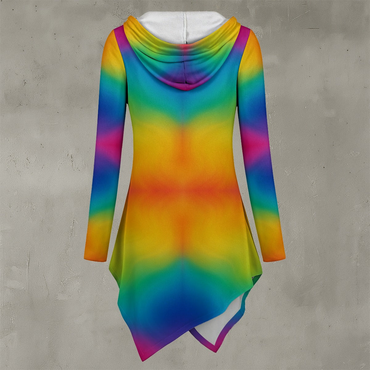 Women's Asymmetric Hem Hoodie