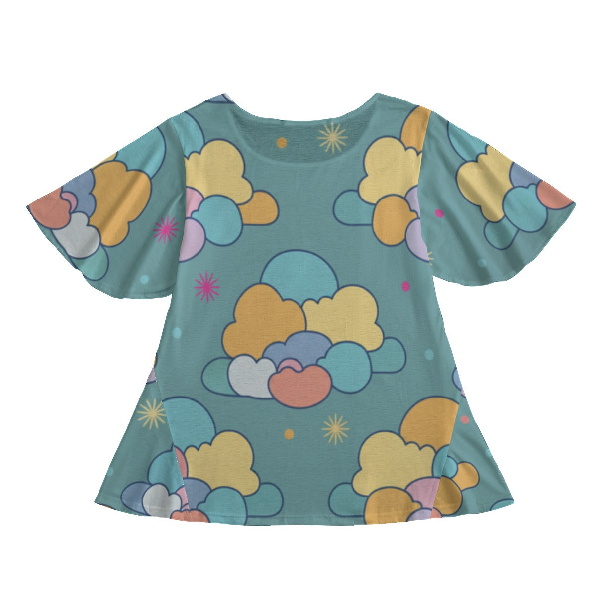 Women's Round Neck T-shirt With Short Sleeve