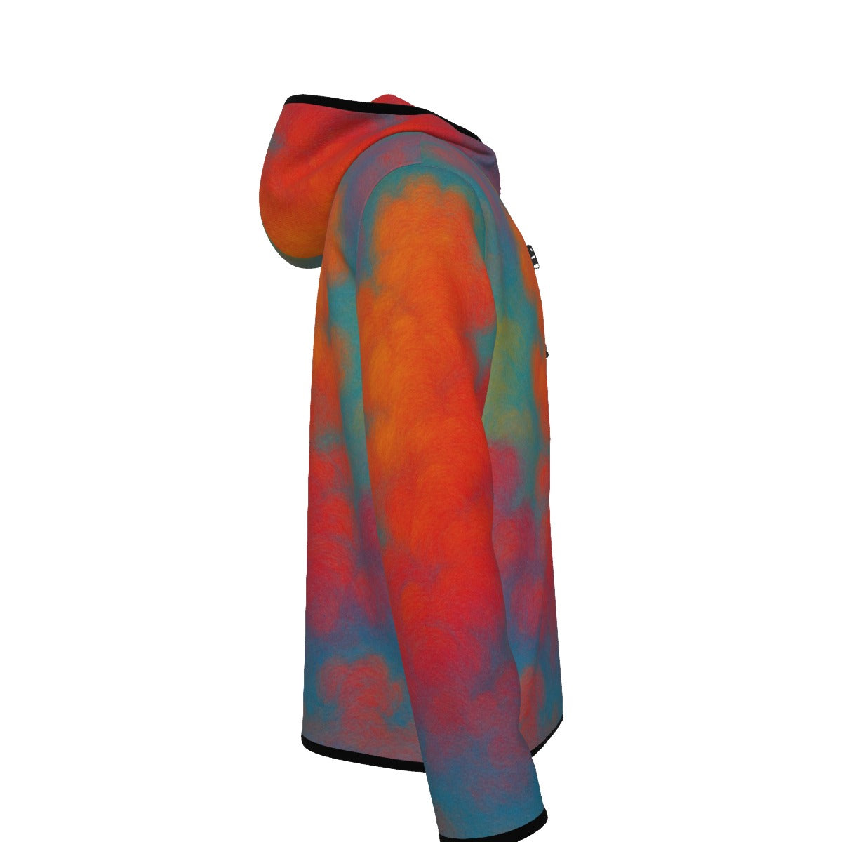 Men's Stylish Hoodie with Thumb Hole Design - view 3
