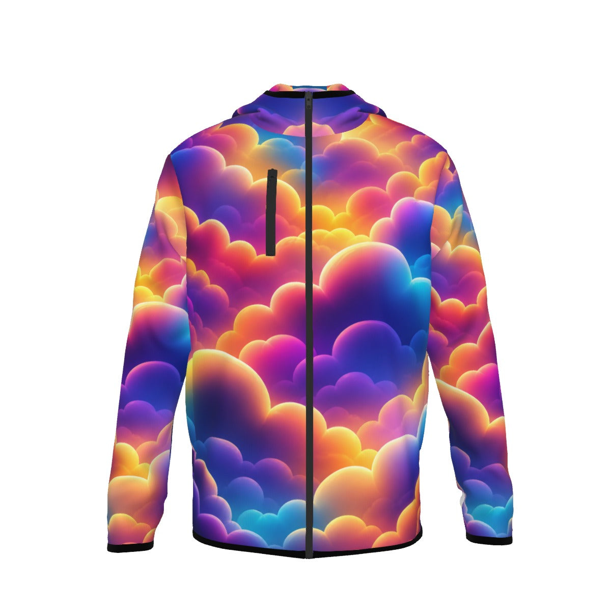 Men's Stylish Hoodie with Thumb Hole Design - view 1