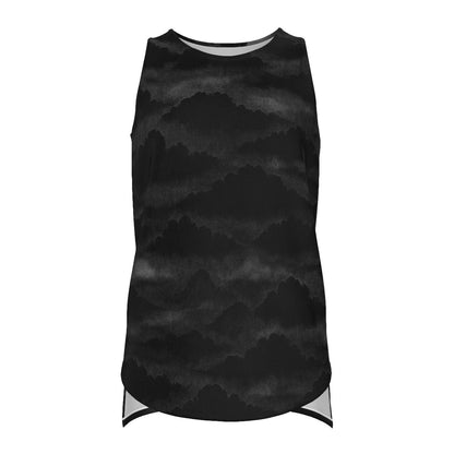 Men's Curved Hem Long Tank Top