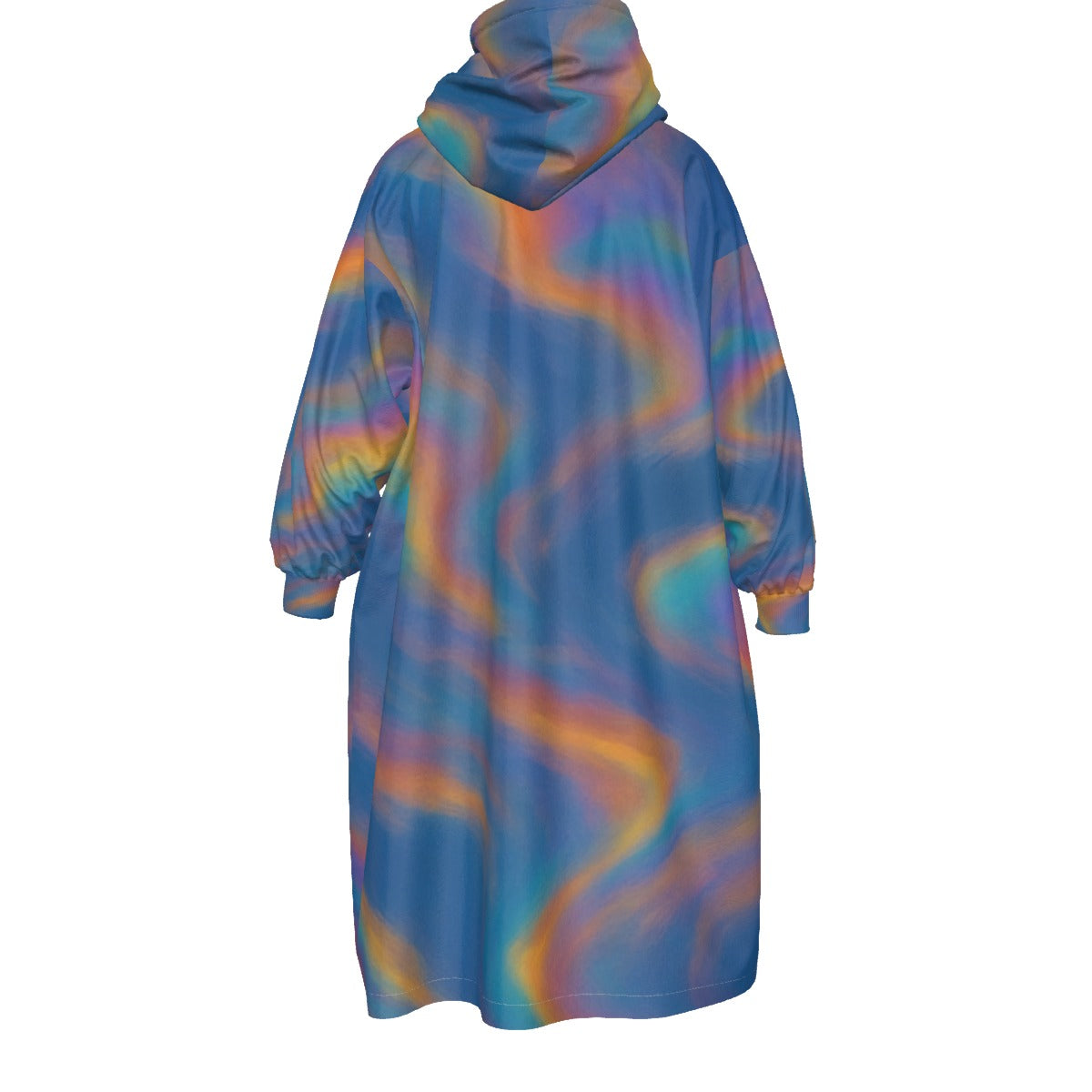 Unisex Kid's Sherpa Fleece Mid-Length Hoodie Blanket