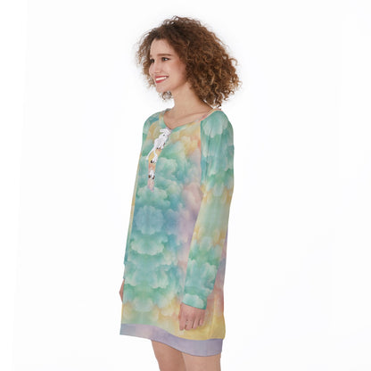 Women's Lace-Up Sweatshirt