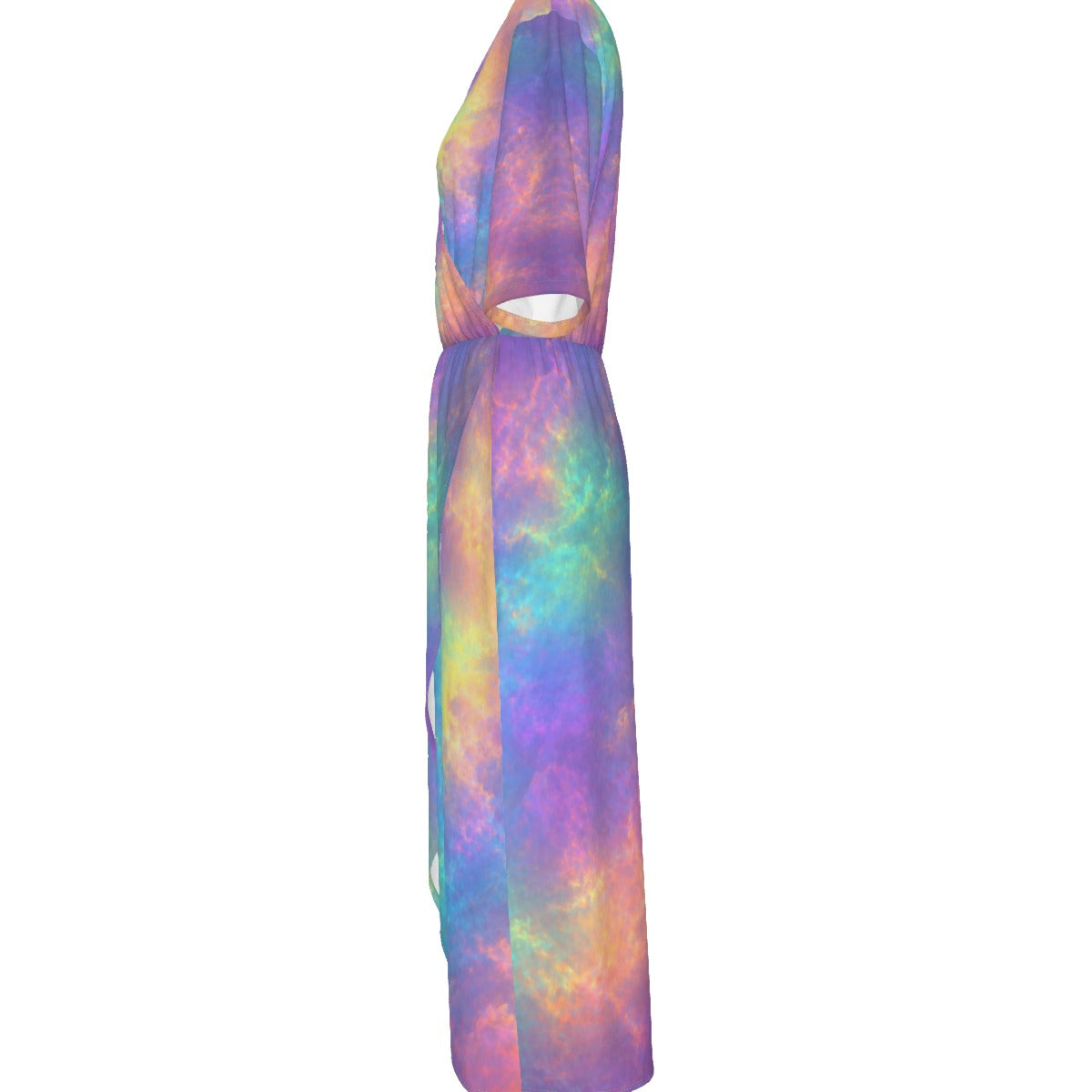 Women's Short Sleeve V-neck Dress