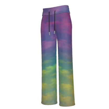 Women's High-waisted Straight-leg Trousers