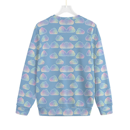Unisex Drop-shoulder Knitted Fleece Sweater - view 2