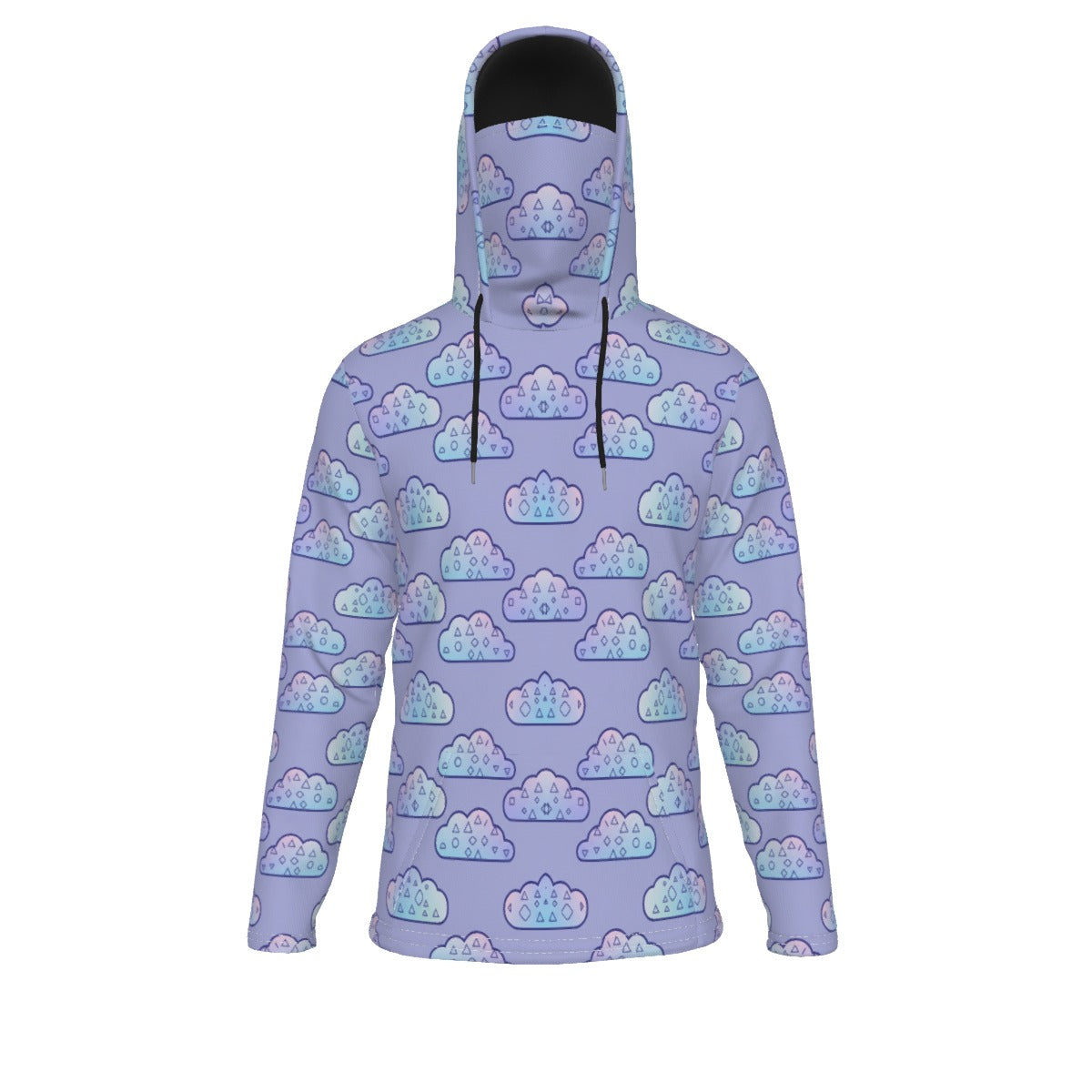 Men's Pullover Hoodie With Mask - view 1